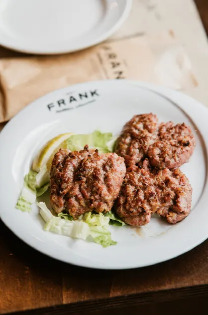 Un piatto della Trattoria da Frank