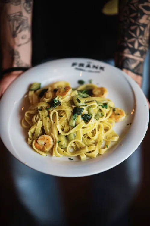 Un piatto della Trattoria da Frank