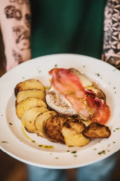 Un piatto della Trattoria da Frank