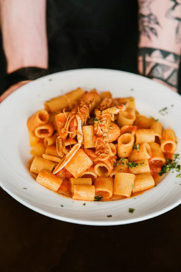 Un piatto della Trattoria da Frank