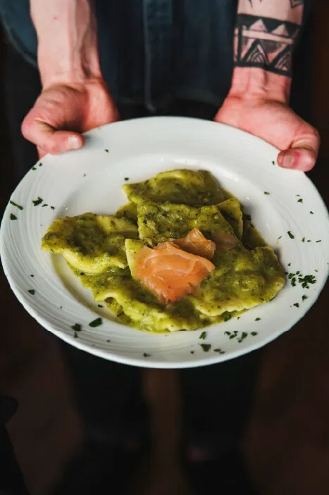 Un piatto della Trattoria da Frank
