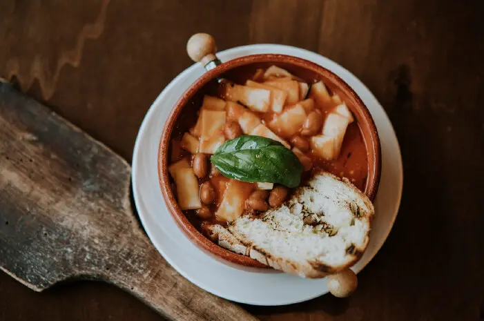 Un piatto della Trattoria da Frank