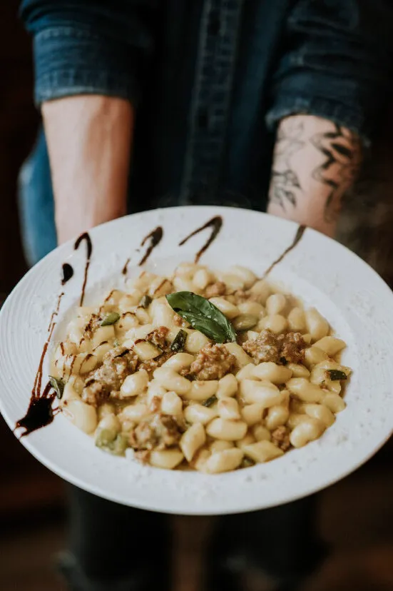 Un piatto della Trattoria da Frank