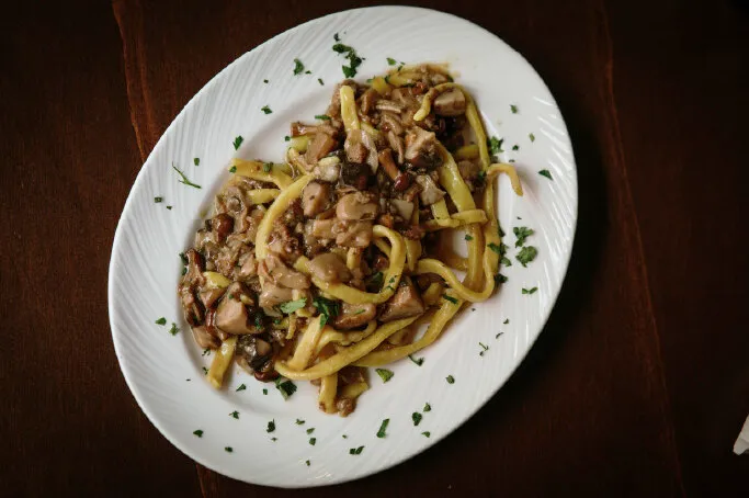 Un piatto della Trattoria da Frank