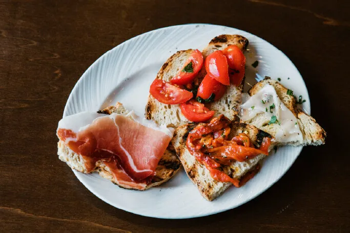 Un piatto della Trattoria da Frank